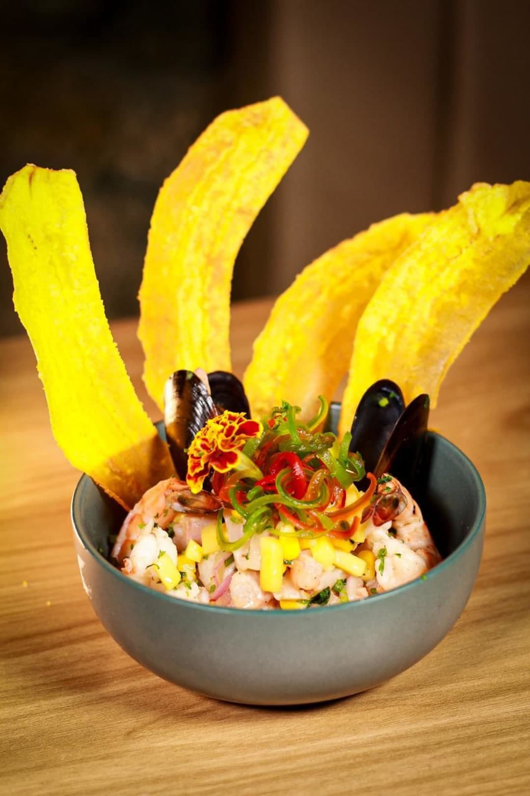 CEVICHE MIXTO DE MARISCOS