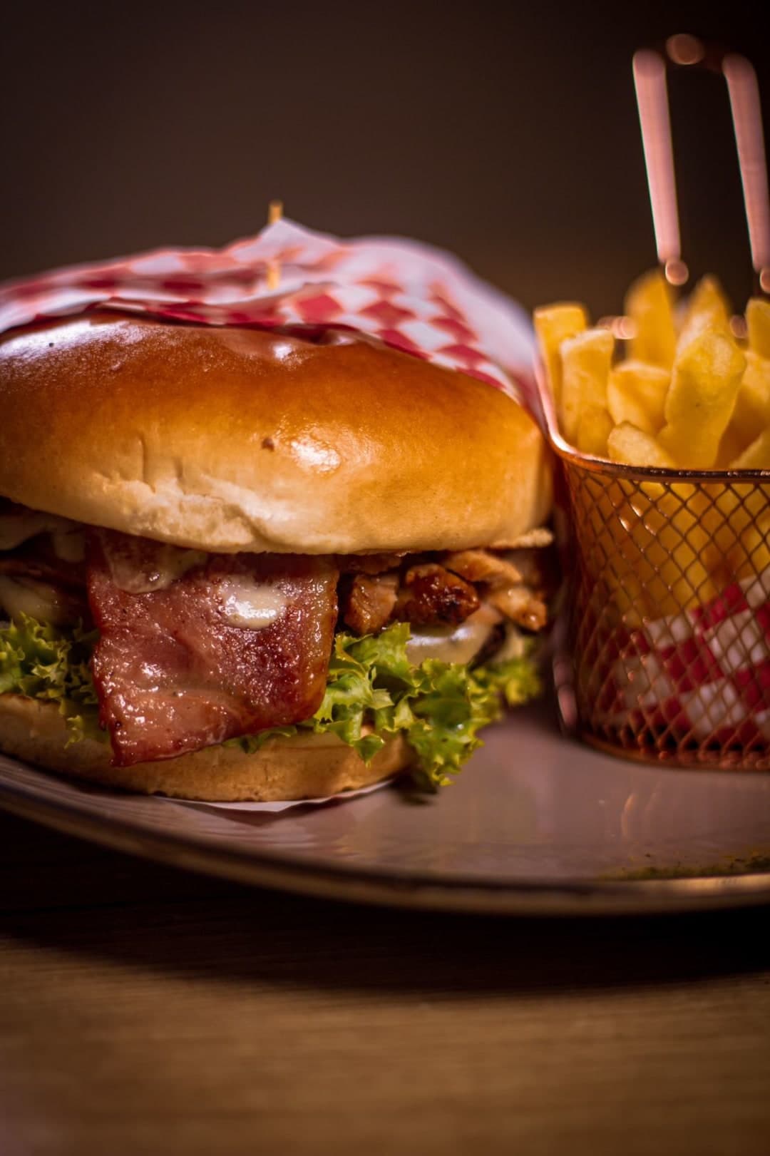 HAMBURGUESA PORKY'S BBQ