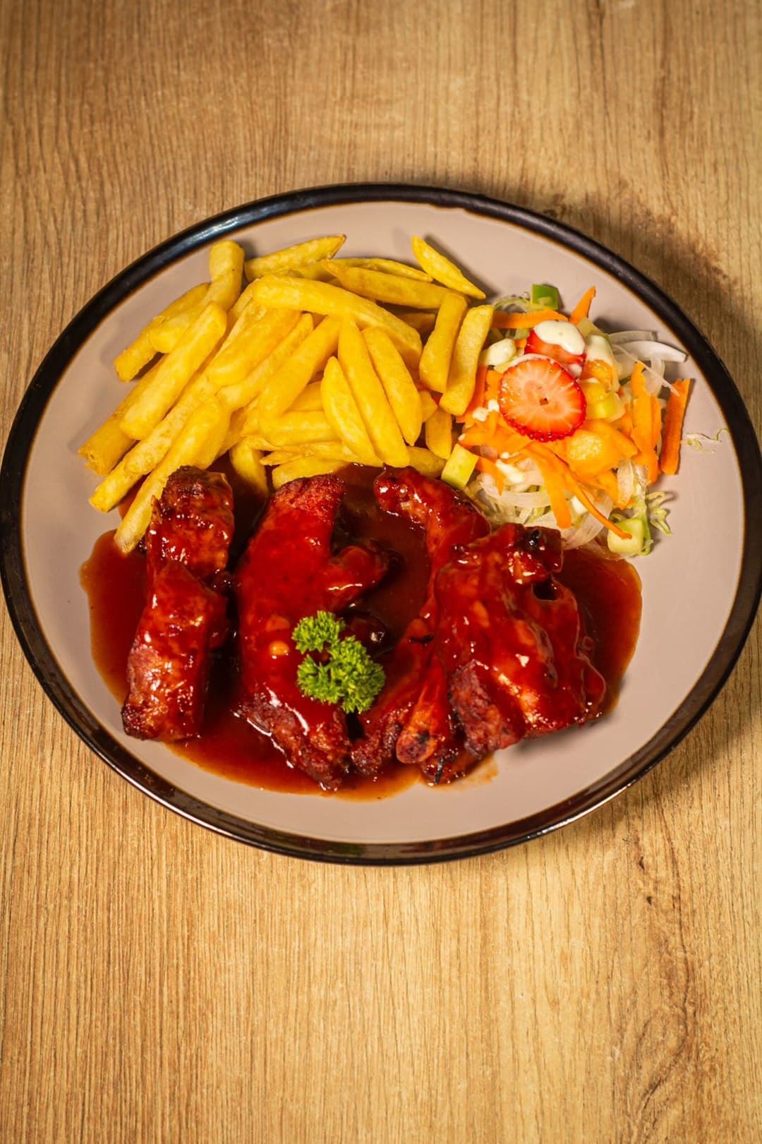 COSTILLA DE CERDO BBQ