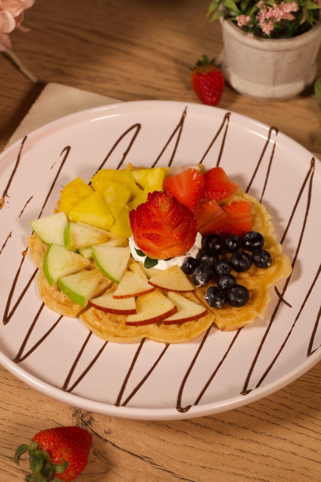 WAFLES BAPA DE FRUTAS